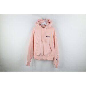 Vintage Y2K Champion Reverse Weave Womens XS Spell Out Heavyweight Hoodie Pink